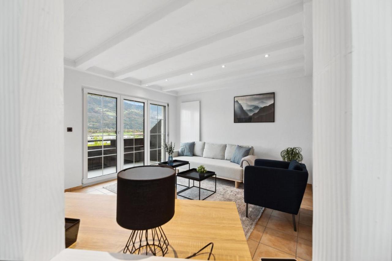 Sonniges Apartment Mit Traumhaftem Bergblick Buchs  Eksteriør bilde