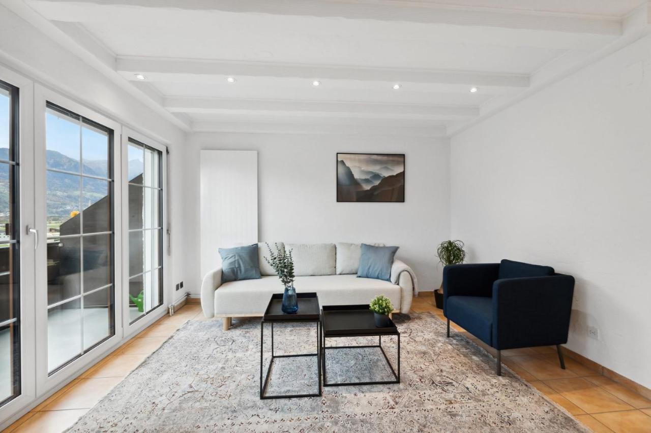 Sonniges Apartment Mit Traumhaftem Bergblick Buchs  Eksteriør bilde
